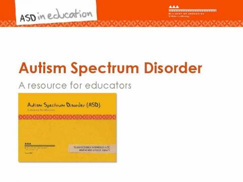Thumbnail of title slide for ASD for educators presentation