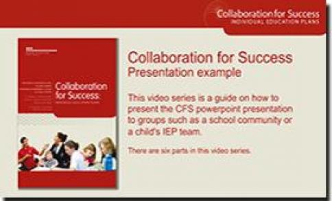 Watch the video series of the CFS presentation example