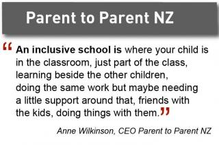 Parent to Parent NZ. An inclusive school is