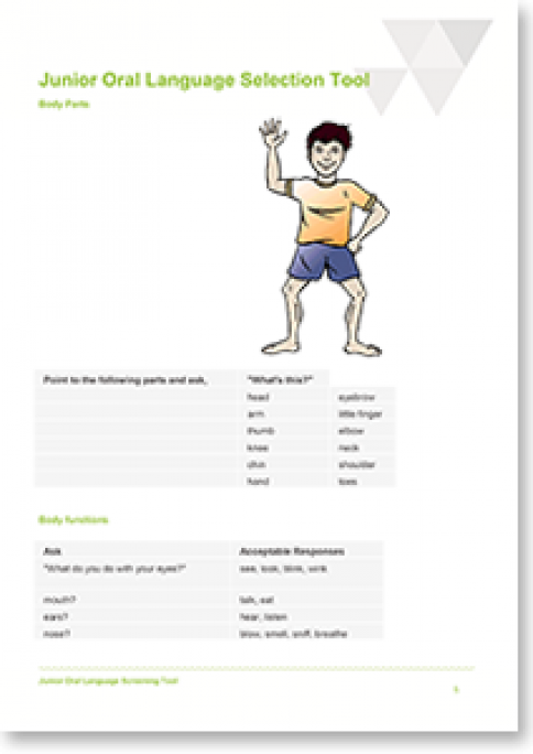 Junior Online Language Screening Tool thumbnail of page 5