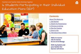 6 Students Participating in their Individual Education Plans (IEP) cover image